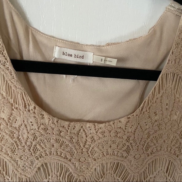 Cream Bohemian Lace Dress - Picture 6 of 6